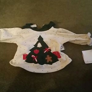 Celebrity Kids Cream with Embroidered Tree Sz 3-6